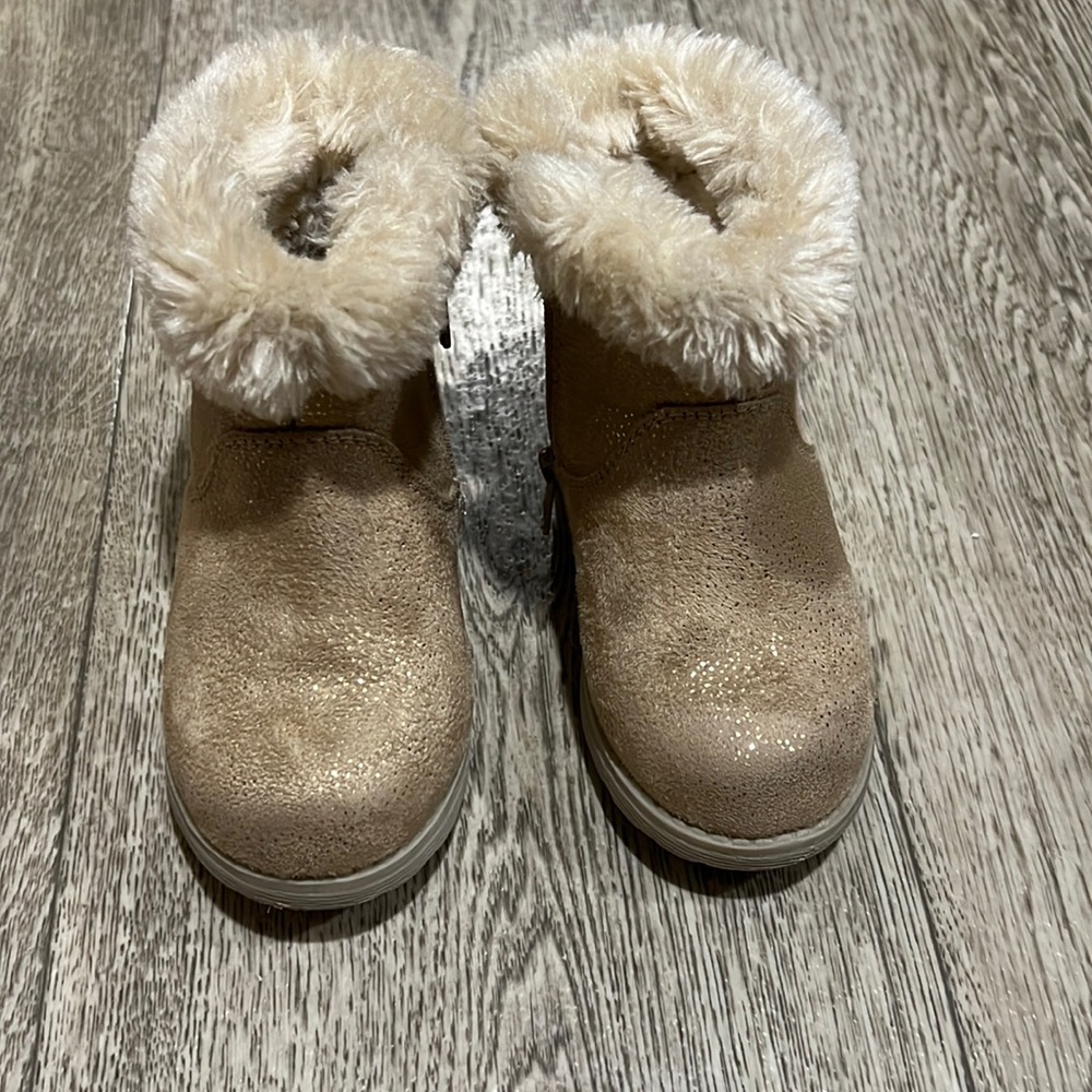 Cat & Jack Fur Toddler Boots - Size 7